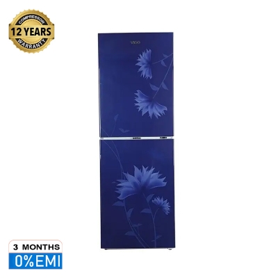 Picture of ViGo Refrigerator RE- 222L Lotus Flower Blue