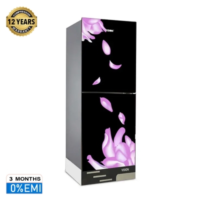Picture of VISION Glass Door Refrigerator RE-238 Liter Mirror 3D Bottom Mount 