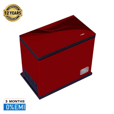 Picture of VISION Glass Door Chest Freezer VIS-250L Liner Red 