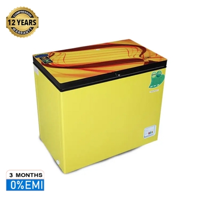 Picture of VISION Glass Door Chest Freezer RE-350L Orange Ribbon