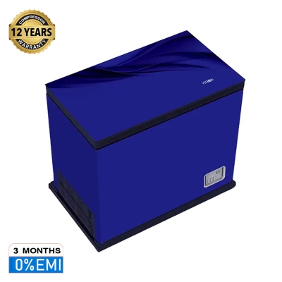 Picture of VISION Glass Door Chest Freezer VIS-350L Charming Blue 