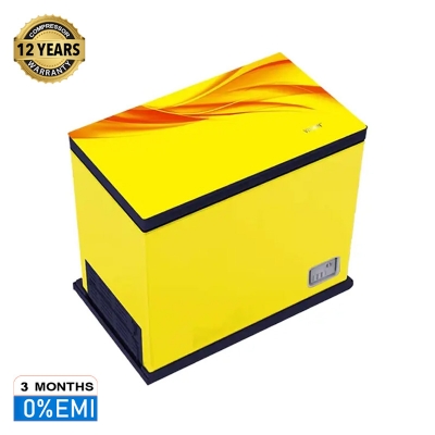 Picture of VISION Glass Door Chest Freezer VIS-250L Charming Yellow 
