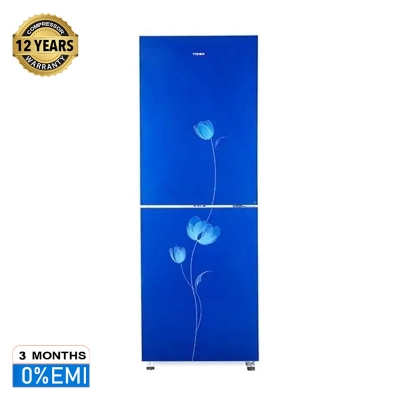 Picture of Vision GD Refrigerator Vis-210G Blue Flower