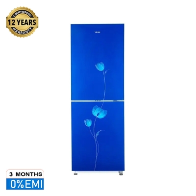 Picture of VISION GD Refrigerator RE 252L Blue Flower Bottom Mount