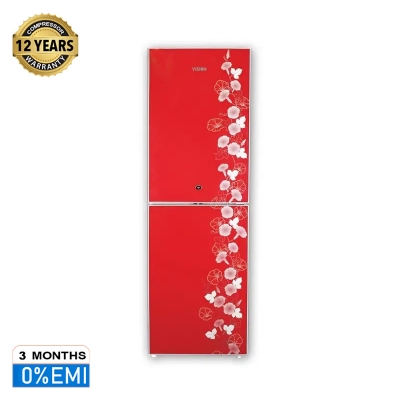 Picture of VISION Refrigerator VIS-196 Ltr Red Flower