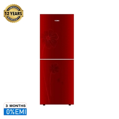 Picture of VISION GD Refrigerator Vis-205G Red Lucky Flower