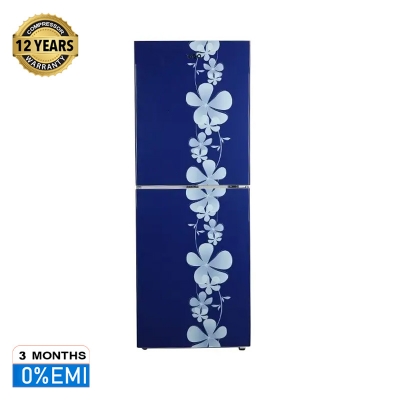 Picture of ViGO Refrigerator RE-252 L Blue Side Flower Bottom Mount