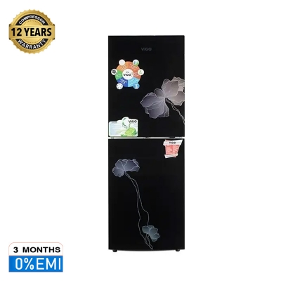 Picture of ViGo GD Refrigerator RE-262 L Black Flower 1 TM