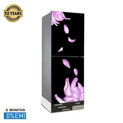 Picture of VISION Glass Door Refrigerator RE-216 Liter Mirror 3DBottom Mount 