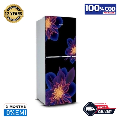 Picture of VISION Glass Door Top Mount Refrigerator RE-200L Dahlia Blue