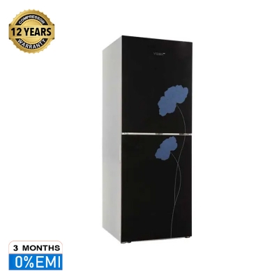 Picture of VISION GD Refrigerator RE-222 L Black Flower 2 TM