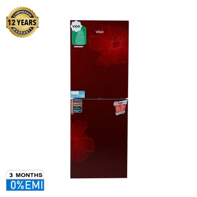 Picture of ViGO GD Refrigerator RE 262 L Red Blooming FL TM