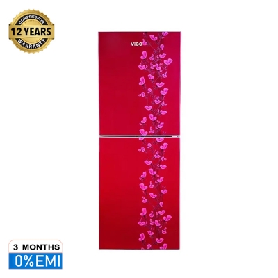 Picture of ViGO Refrigerator RE-238 L Red Lily Flower BM