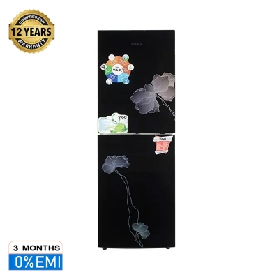 Picture of ViGO GD Refrigerator RE-252 L Black Flower 1 TM