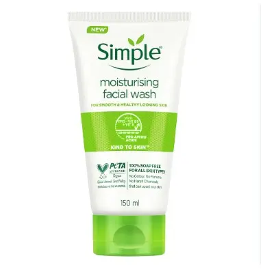 Picture of International UK product Simple moisyurising facial wash used for male/ female - 150 ml e