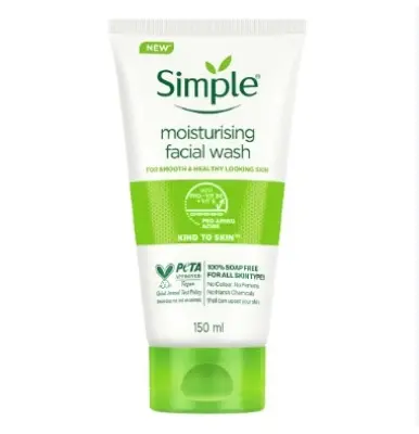 Picture of International UK product Simple moisyurising facial wash used for male/ female - 150 ml e