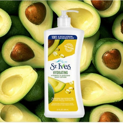 Picture of International new Zealand product Any season used st Ives HYDRATING HYDRATANTE body lotion - 621 ml