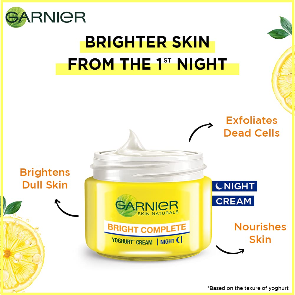 Picture of Indian product Skin care  Bright complete Vitamin C Night Cream Used for male/female - 40 gm