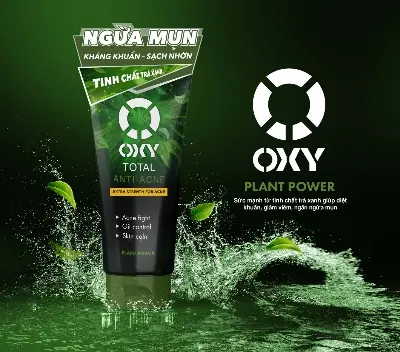 Picture of International Japan product Skin care OXY Total Anti Acne face wash used for male - 100 gm