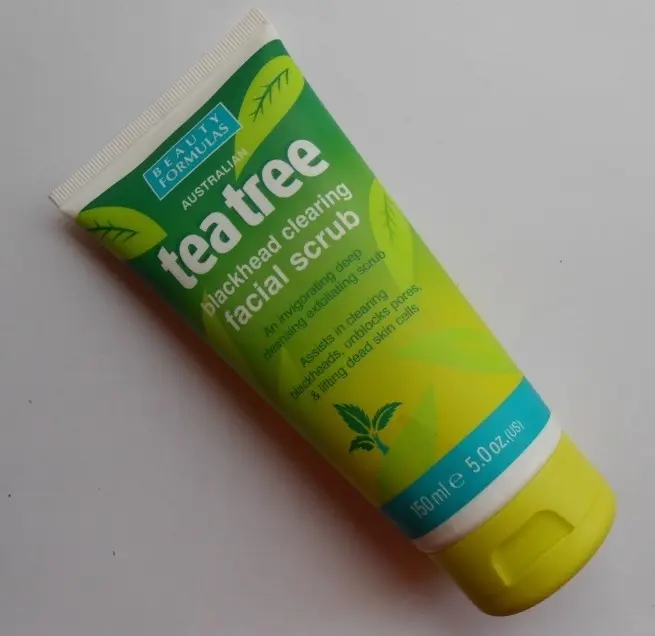 Picture of International UK product Beauty Formulas Tea Tree Exfoliating Facial wash used for male/female - 150 ml