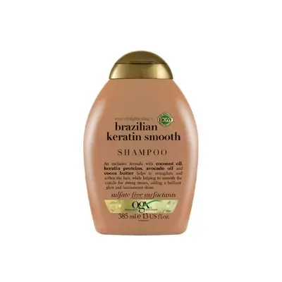 Picture of International Greece product Ogx Brazilian keratin smooth shampoo 385 ML