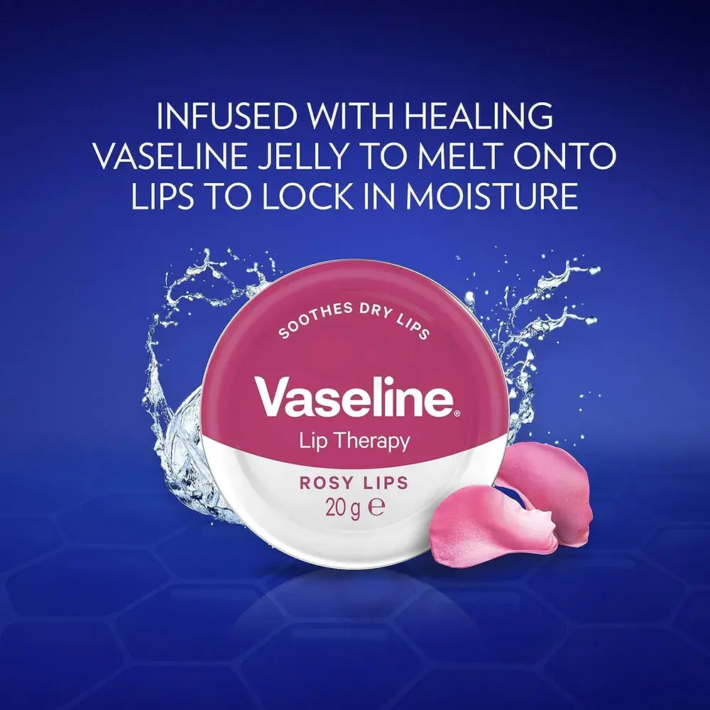 Picture of International Uk product vaseline Lip therapy Rose lips 20 Gm