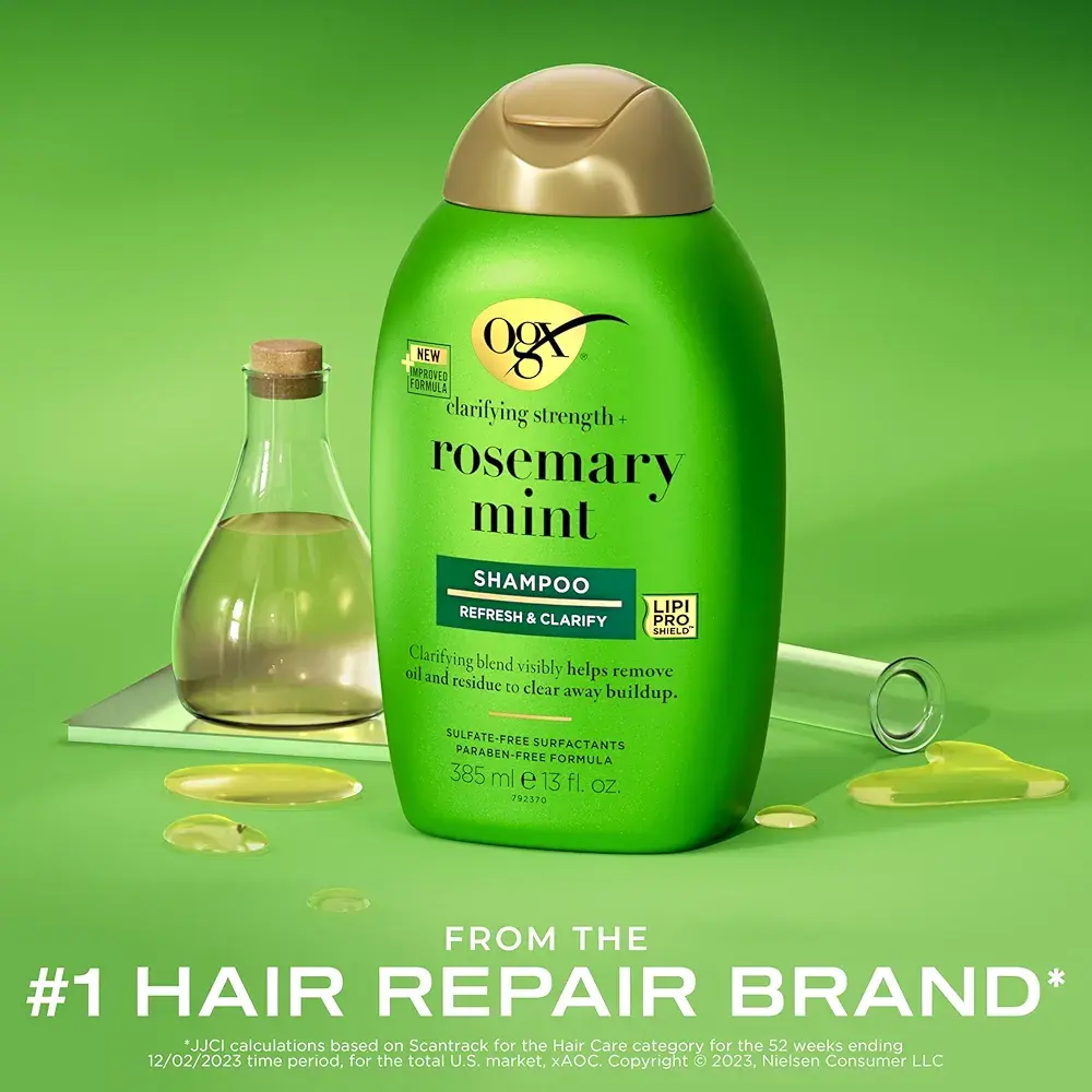 Picture of International USA Product OGX Tea Tree Mint Shampoo used For male /female 385 Ml