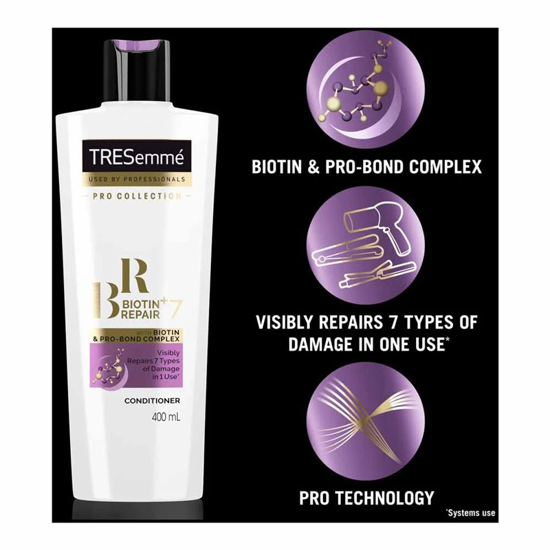 Picture of International UAE Product Tresemme Biotin Repair+7 Conditioner For used male /female 400 Ml