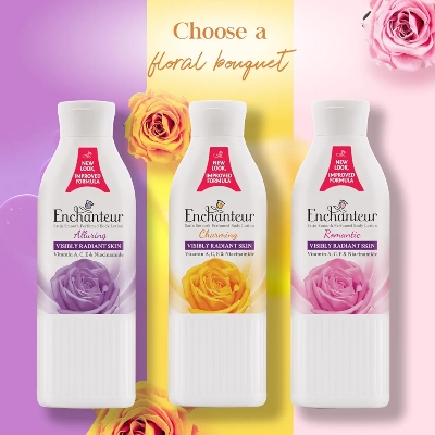 Picture of International Malaysian Product Enchanteur Perfume Body lotion Charming Satin Smooth Aloe vera & Olive butter For used Male/female 250 Ml