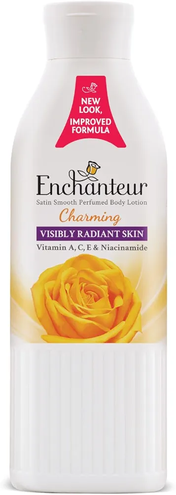 Picture of International Malaysian Product Enchanteur Perfume Body lotion Charming Satin Smooth Aloe vera & Olive butter For used Male/female 250 Ml