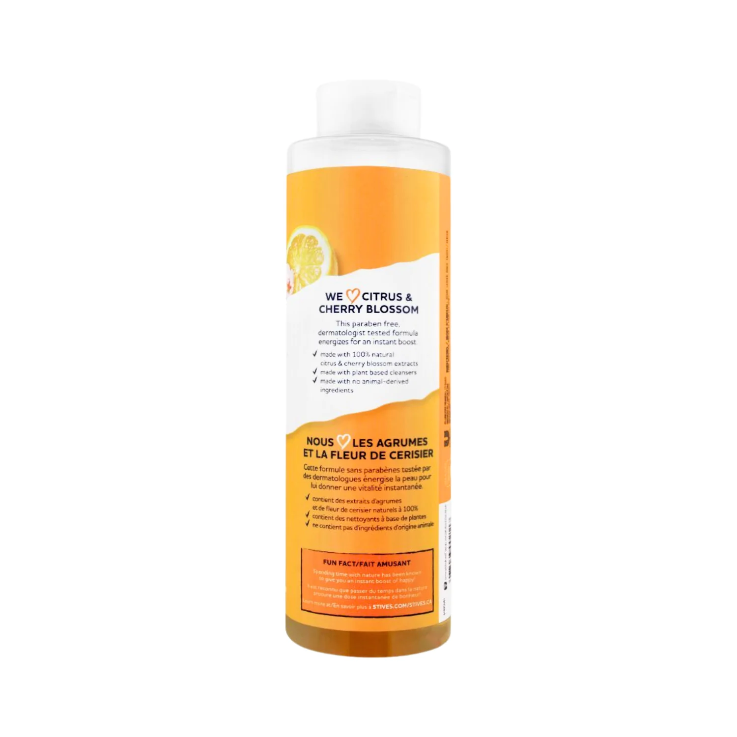 Picture of International American Product St.Lves Energizing Citrus & Cherry Blossom Body Wash Used For Male /Female -650 Ml