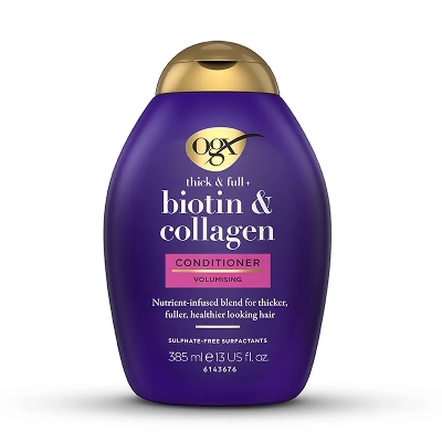 Picture of International Italy Product Ogx Thick & full+ Biotin & Collagen Volumising Conditioner Used For Male /Female..385Ml