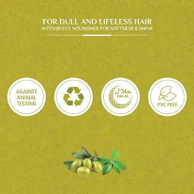 Picture of International UAE Product Vatika shampoo Olive & Henna Nourish & Protect Shampoo Used For male/female 400 Ml