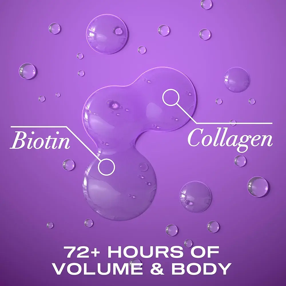 Picture of International USA Product OGX thik & Full Biotin & Collagen Shampoo Used For male/female 385 Ml