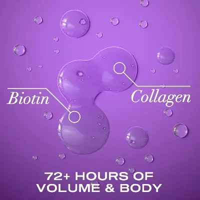 Picture of International USA Product OGX thik & Full Biotin & Collagen Shampoo Used For male/female 385 Ml