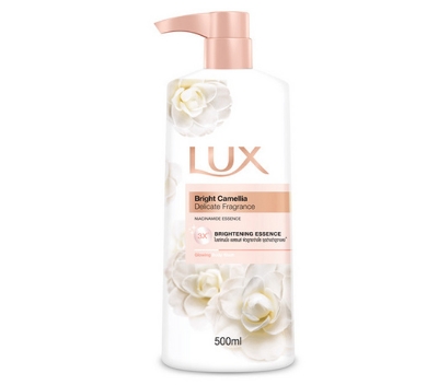 Picture of International Thailand product Lux Bright Camellia Delicate Fragrance Brightening Essence Body wash For used male/female 500 Ml