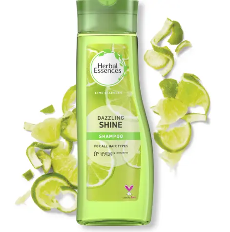 Picture of International France product Herbal Essences Dazzling Shine For All Hair Types Shampoo Used For male /female-400 Ml