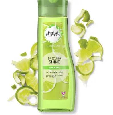 Picture of International France product Herbal Essences Dazzling Shine For All Hair Types Shampoo Used For male /female-400 Ml