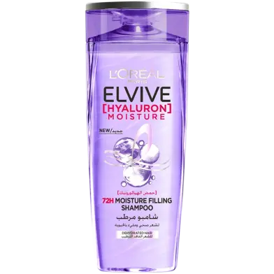 Picture of International Egypt product Hair care Loreal ELVIVE Hyaluron moisture shampoo used for male/ female - 400 ml