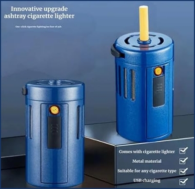 Picture of Usb Smart Extinguisher Blue Lighter