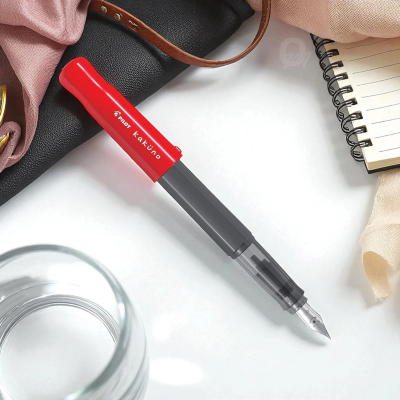 Picture of Pilot Kakuno Fountain Pen - Red