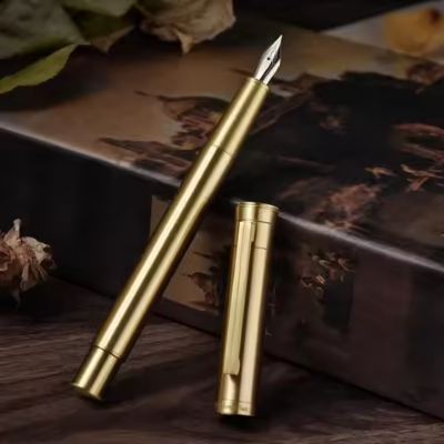 Picture of LT Hongdian Vintage Style 1861 Brass Fountain Pen
