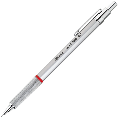 Picture of rOtring Rapid Pro Pencil, 0.7 MM Silver