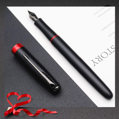 Picture of Jinhao 75 (Matte Black and Red) Fountain Pen