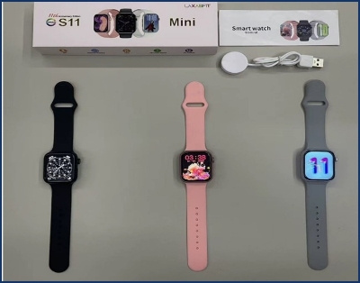 Picture of DF LAXASFIT S11 mini rectangular square smart watch