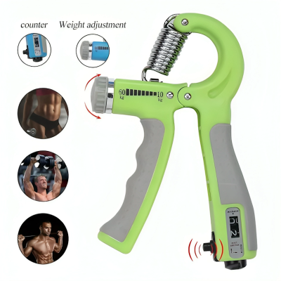 Picture of Counting Grip Strengthener Hand Grip for Muscle Building Adjustable Hand Grip Trainers Forearm Grip Resistance Trainer Grip Exerciser with Counter (Multicolor)