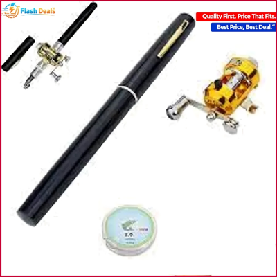 Picture of Mini Portable Pocket Fish Pen - Featuring An Aluminum Alloy Fishing Rod And Reel Combo For Compact Fishing Experiences (Multicolor)