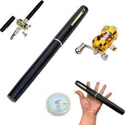 Picture of Mini Portable Pocket Fish Pen - Featuring An Aluminum Alloy Fishing Rod And Reel Combo For Compact Fishing Experiences (Multicolor)