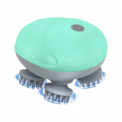 Picture of Electric Scalp Massager, Portable Head Massager with Kneading 96 Massage Nodes, Handheld Head Scratcher Massager for Stress Relax and Pain Relief, Ideal Gifts for Women, Men (Multicolor)