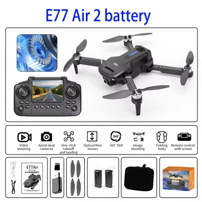 Picture of New E77 Air Dual Camera Drone Screen Control FPV Wide-angle Shooting Mini Drone Intelligent Obstacle Avoidance RC Kids Toy